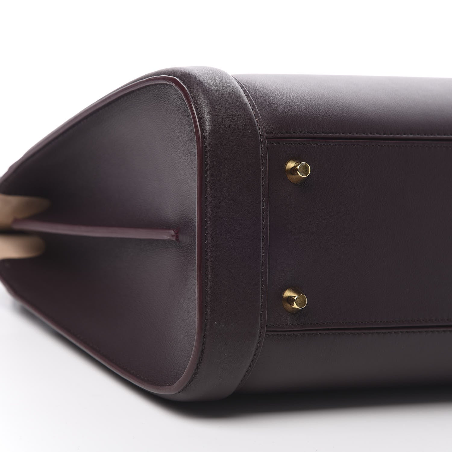 Alexander McQueen Sweet Calfskin Heroine 35 Burgundy 9 of 10