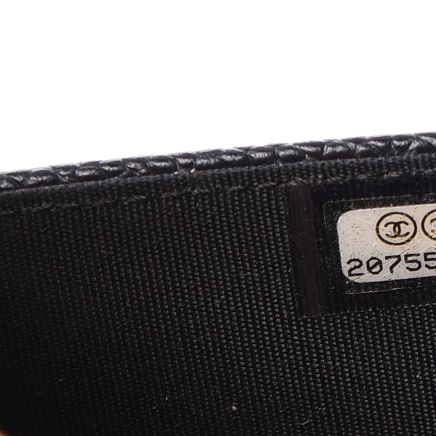 Chanel Caviar Timeless CC Wallet On Chain WOC Black 8 of 9