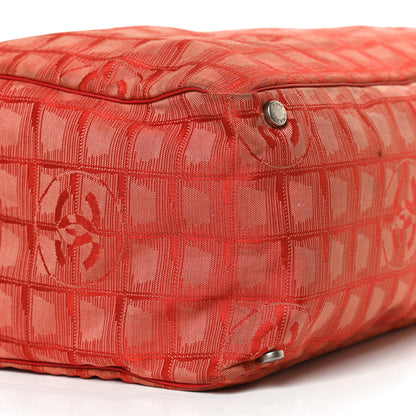 Chanel Nylon Medium Travel Tote Red 9 of 11