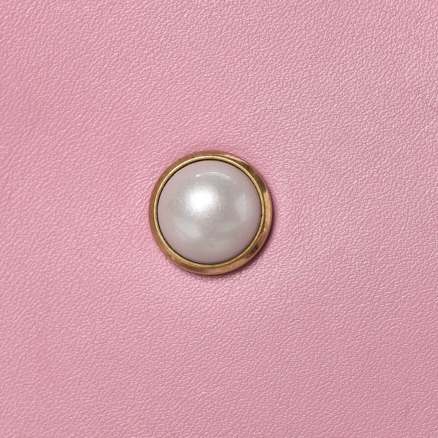 Nappa Pearl Studded Mini Queen Margaret Broadway Shoulder Bag Sugar Pink