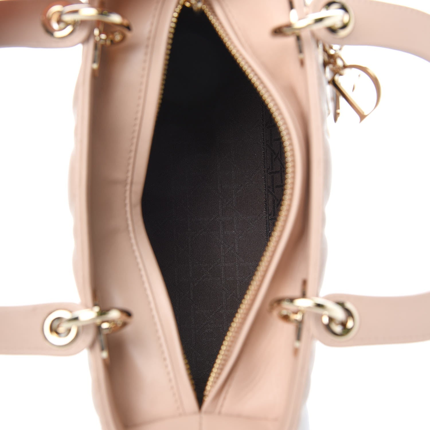 Christian Dior Lambskin Cannage Medium Lady Dior Light Pink 5 of 7