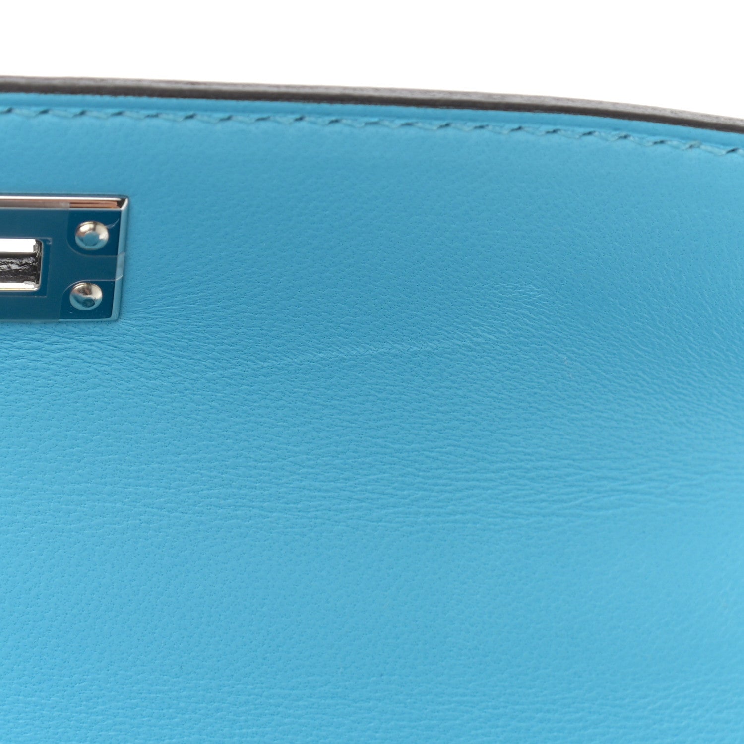 Hermes Epsom Mini Kelly Sellier 20 Celeste 11 of 13