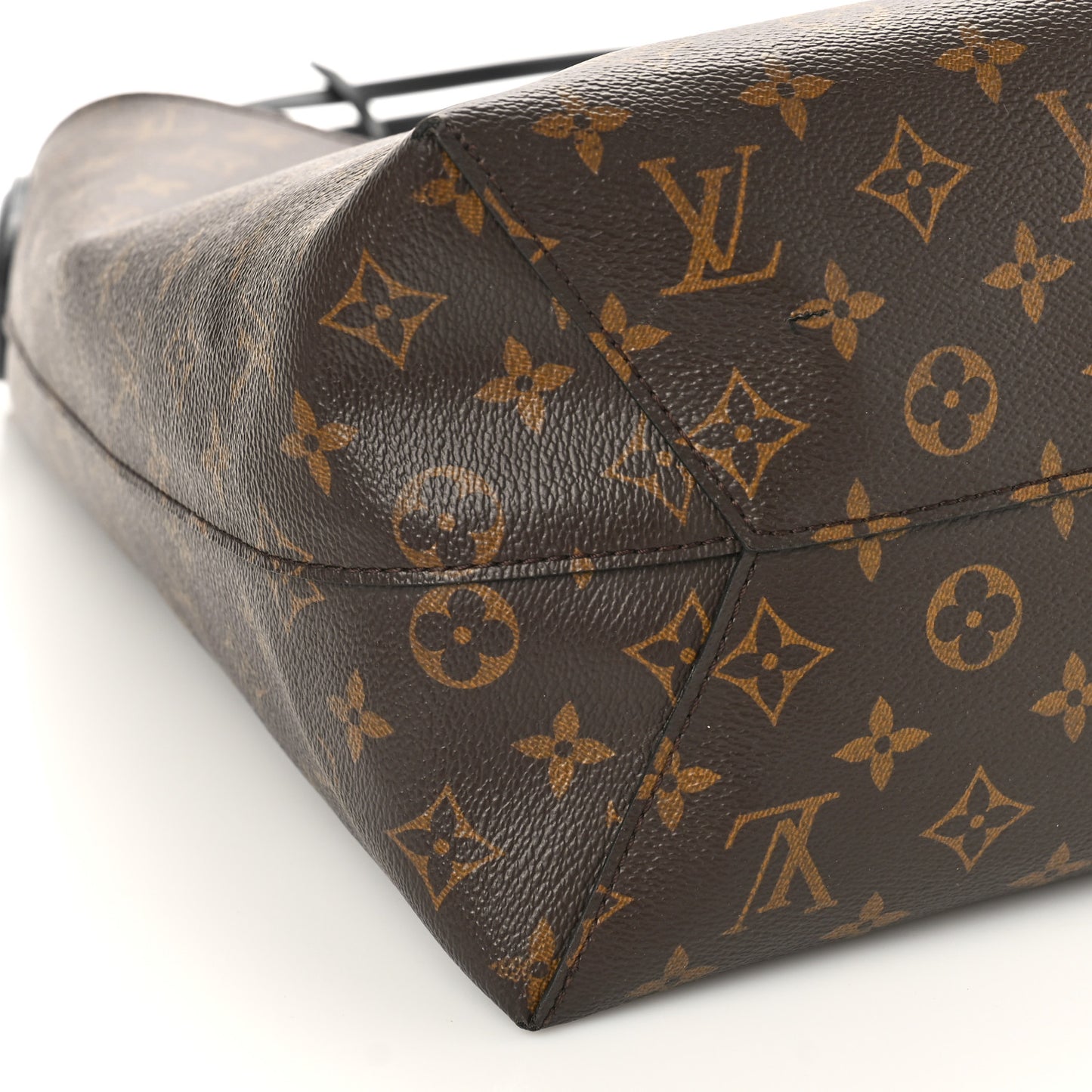 Monogram Flower Hobo Black