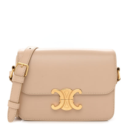 Celine Shiny Calfskin Teen Triomphe Nude 1 of 11