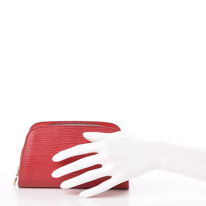 Louis Vuitton Epi Dauphine 17 Cosmetic Pouch Red 2 of 10