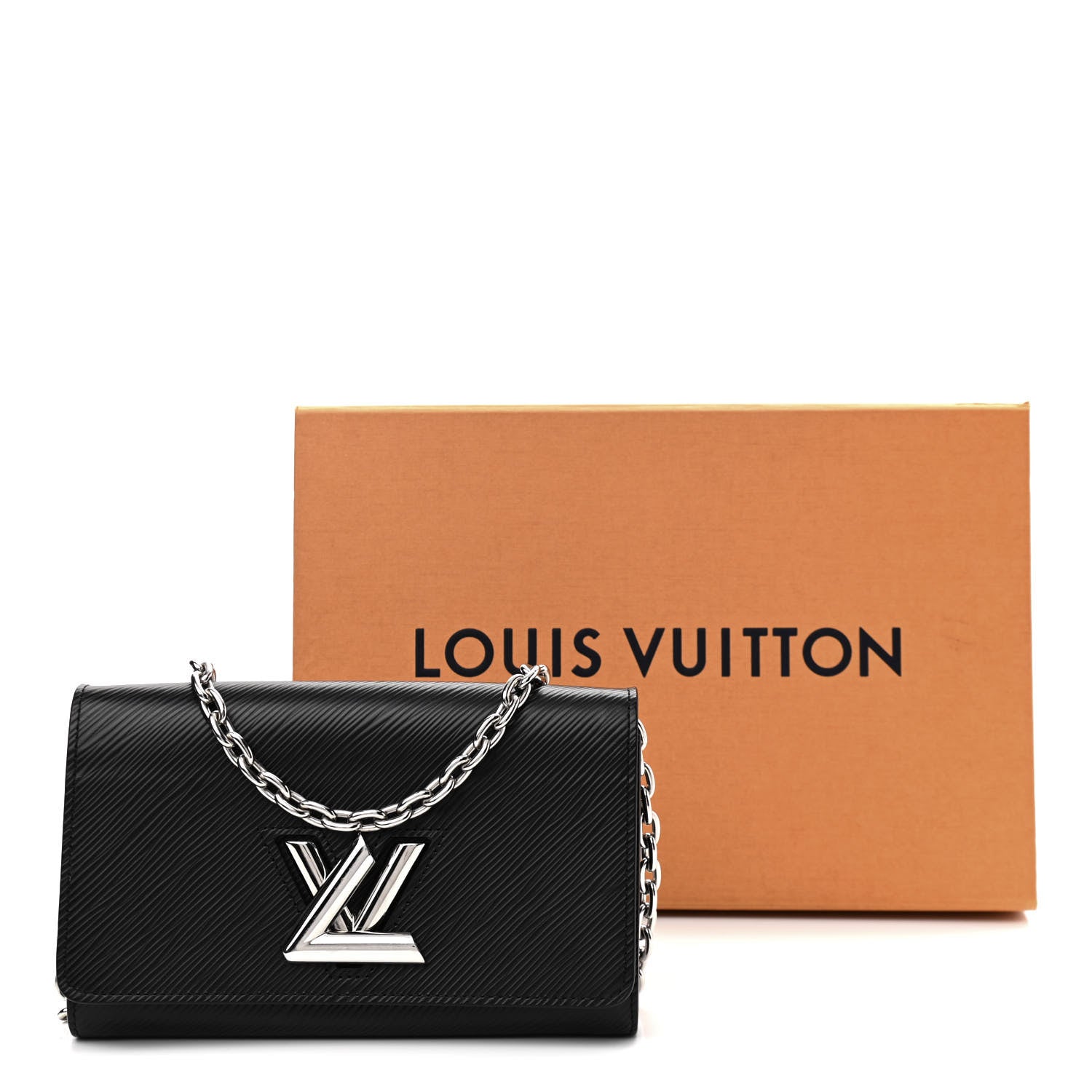 Louis Vuitton Epi Twist Chain Wallet Black 11 of 11
