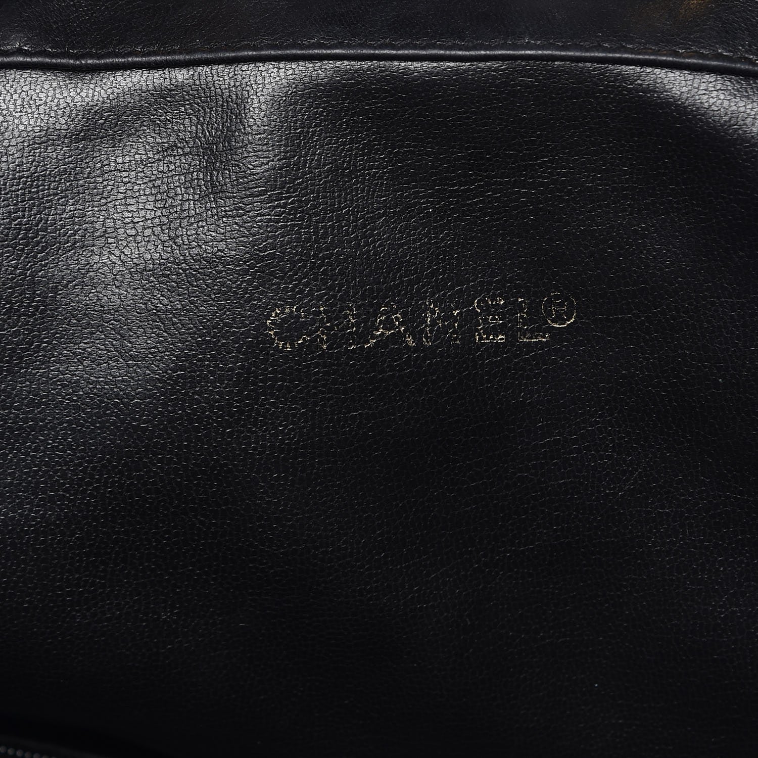 Chanel Lambskin Quilted Drawstring Backpack Black 6 of 11