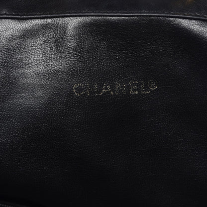 Chanel Lambskin Quilted Drawstring Backpack Black 6 of 11