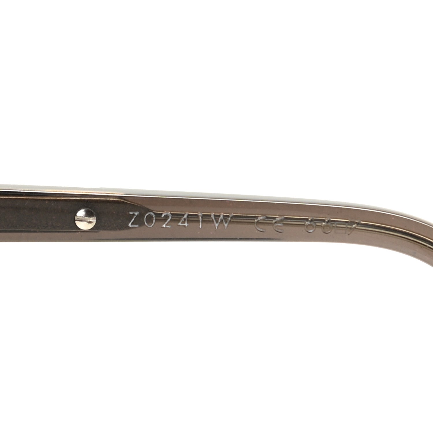 Louis Vuitton Acetate Evidence Sunglasses Brown Z0241W 4 of 6