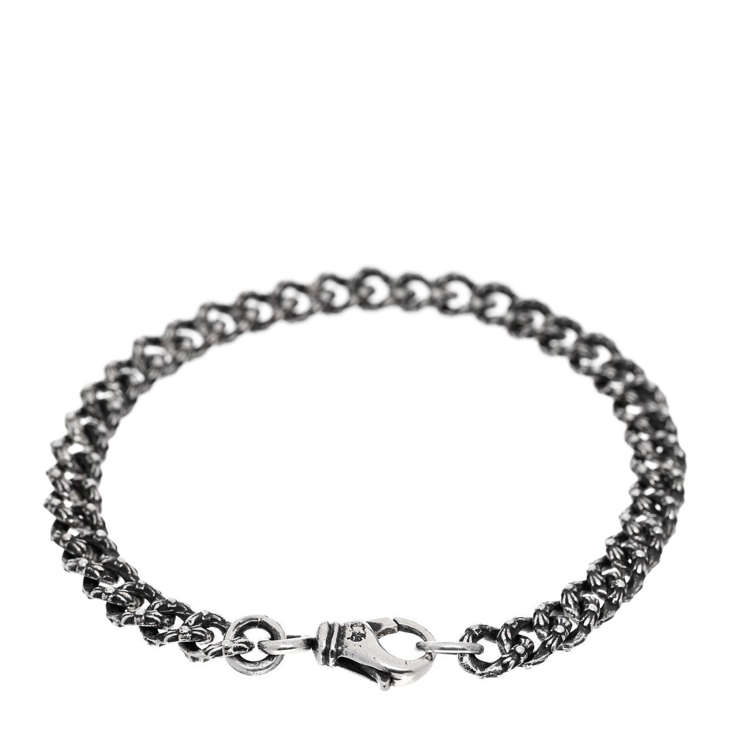 Sterling Silver Mini Extra Fancy Link Bracelet
