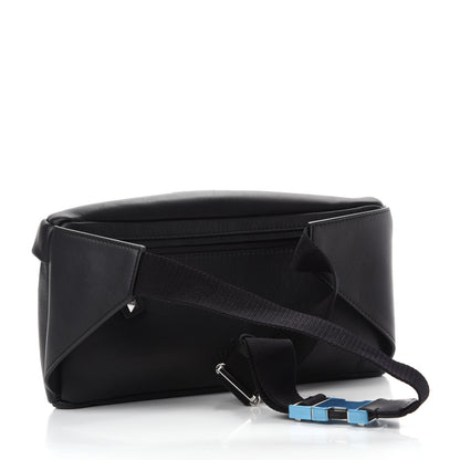 Valentino Garavani Calfskin Go Logo Belt Bag Black White 3 of 10
