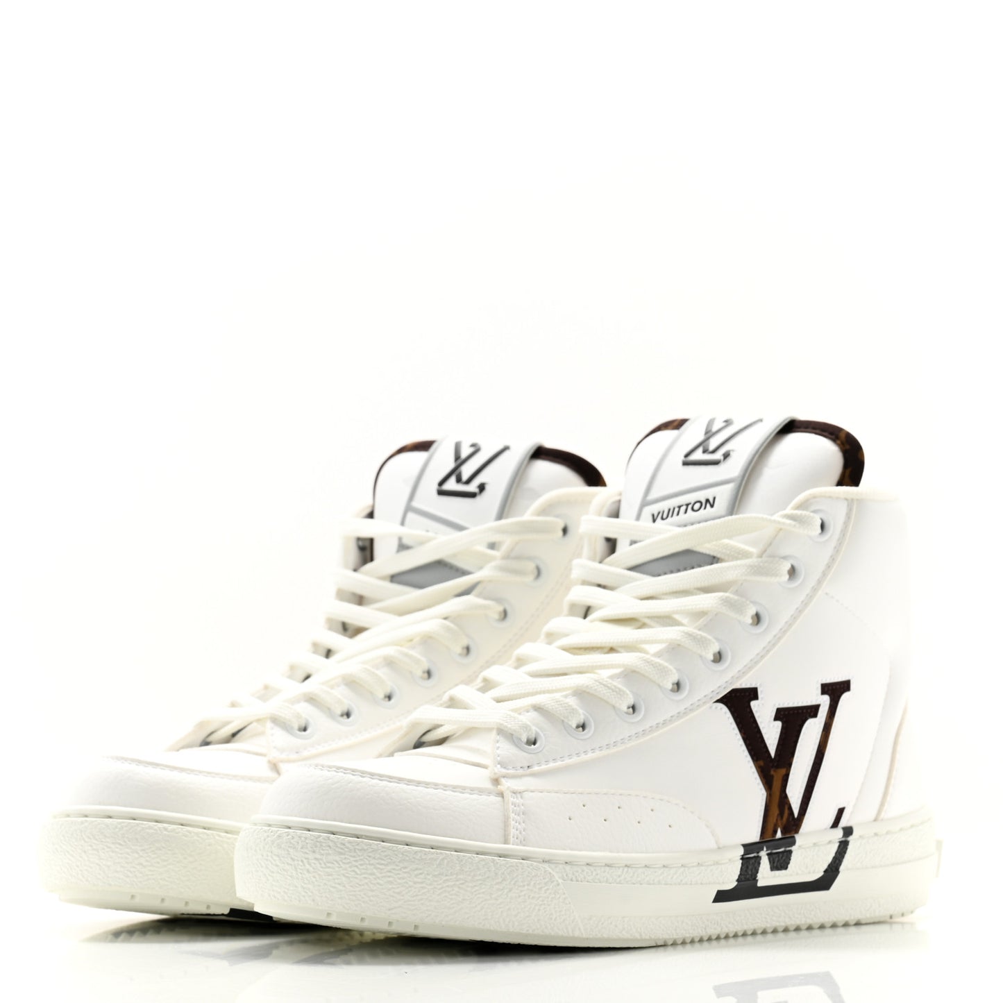 Recycled Polyester Charlie Sneakers 37.5 White Cacao Brown