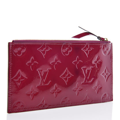 Louis Vuitton Vernis Felicie Chain Wallet Zippered Insert Magenta 3 of 7