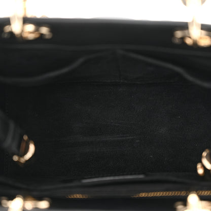 Christian Dior Calfskin Cannage Small The Lady 95.22 Black 5 of 12