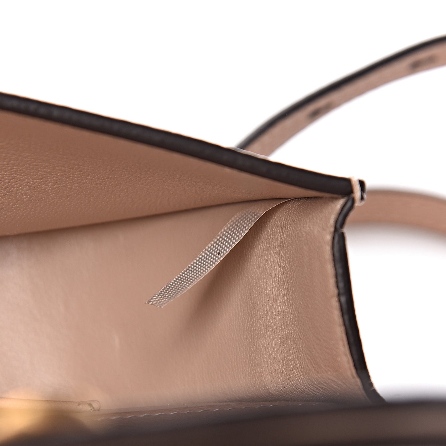 Calfskin Small Nile Bracelet Minaudiere Bag Biscotti Beige
