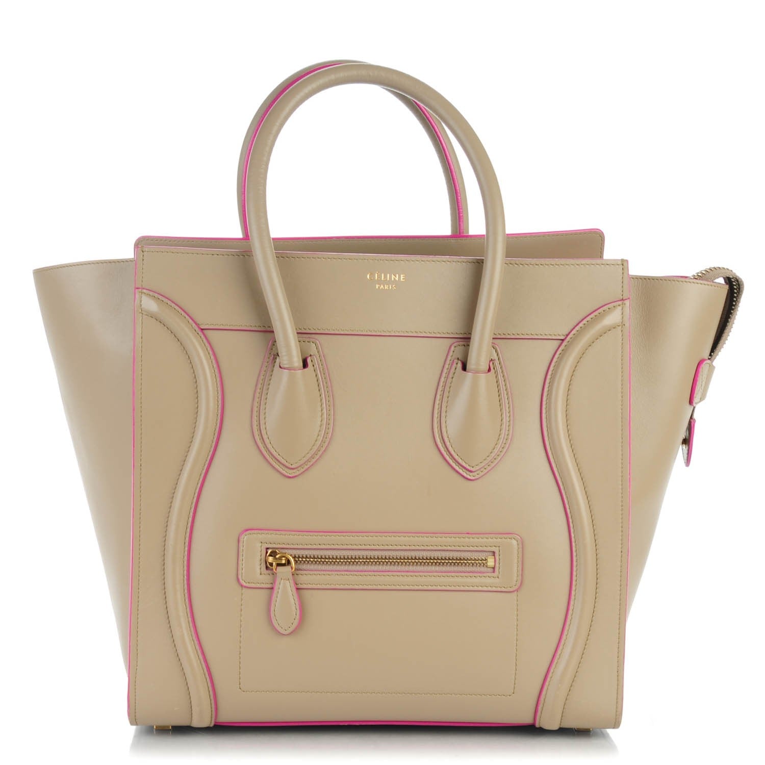 Celine Palmelato Calfskin Mini Luggage Camel 1 of 10