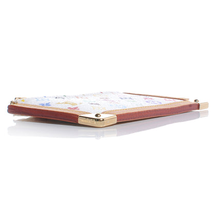 Louis Vuitton Monogram Multicolor Key Pouch White 4 of 8