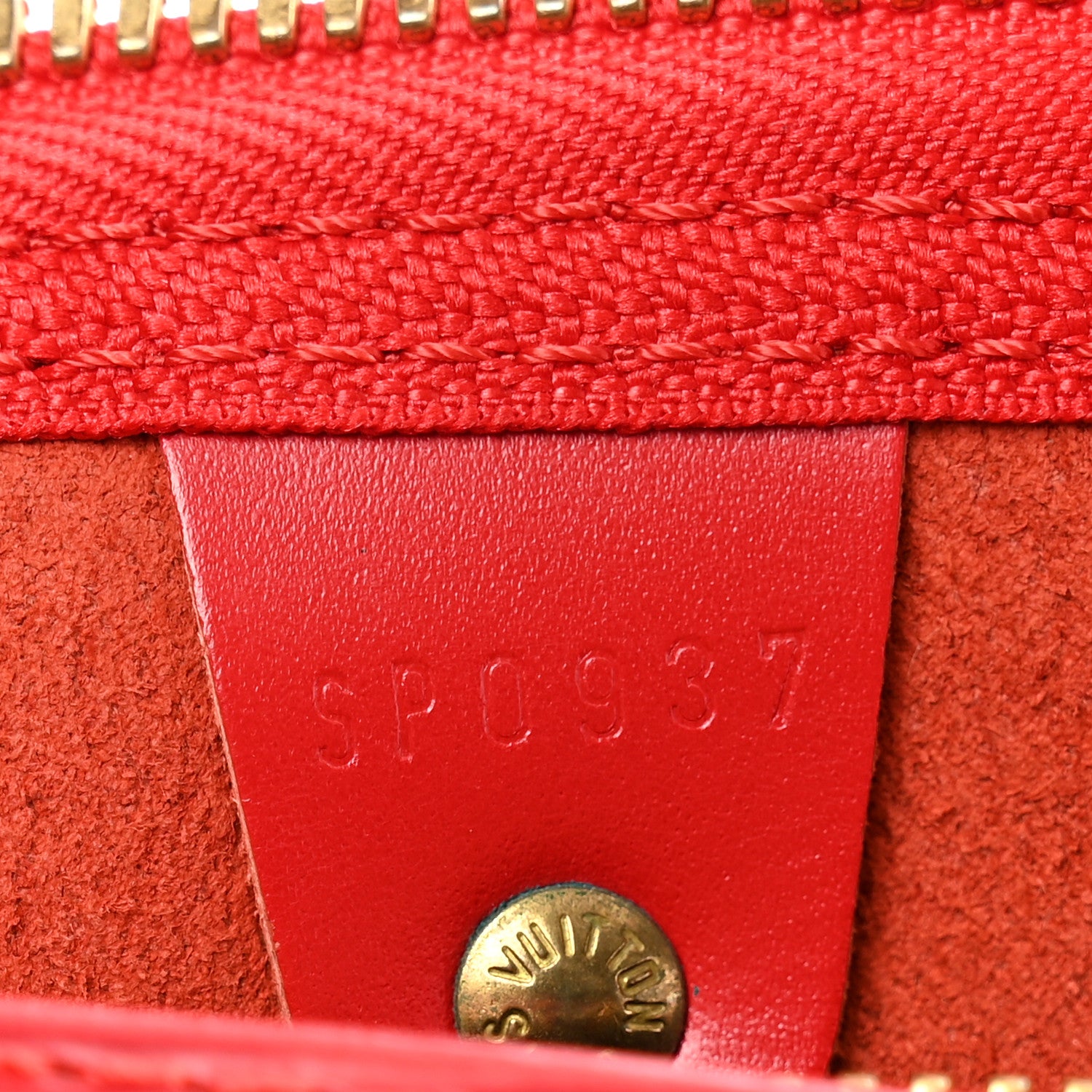 Louis Vuitton Epi Keepall 50 Castillan Red 6 of 12