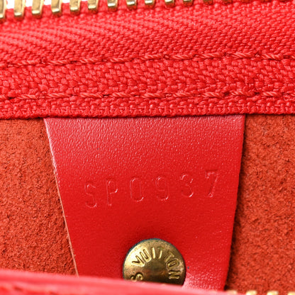 Louis Vuitton Epi Keepall 50 Castillan Red 6 of 12