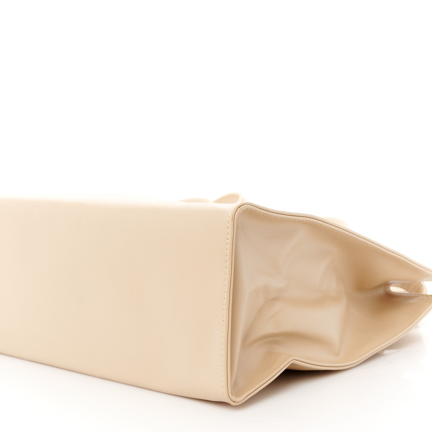 Telfar Vegan Leather Medium Shopping Bag Cream 10 of 10