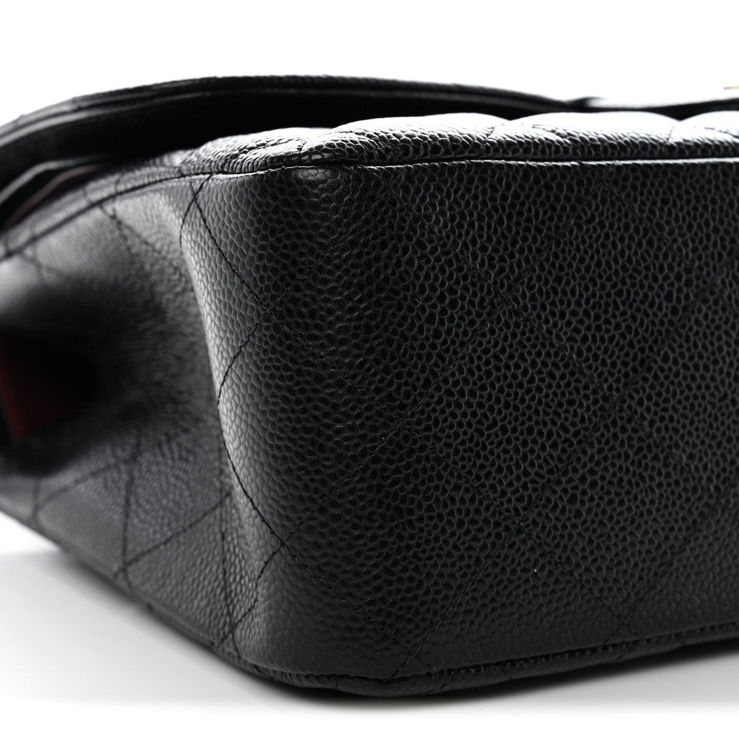Chanel Caviar Quilted Jumbo Double Flap Black 9 of 11