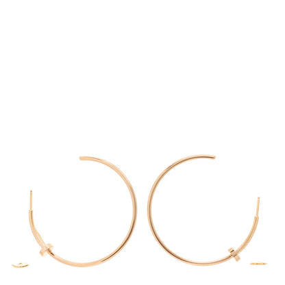 Cartier 18K Pink Gold Large Juste Un Clou Hoop Earrings 3 of 5