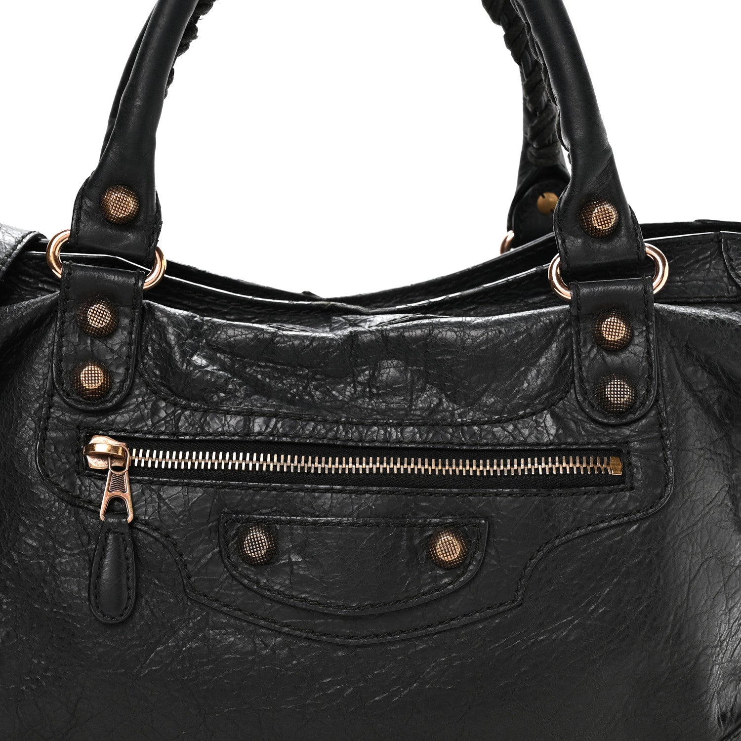 Balenciaga Agneau Giant 12 Rose Gold Hardware City Black 9 of 13