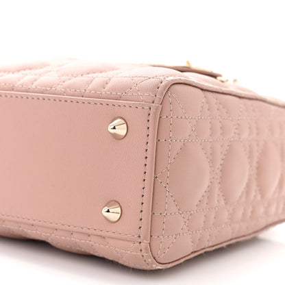 Christian Dior Lambskin Cannage Small My ABCDior Lady Dior Fard 10 of 15