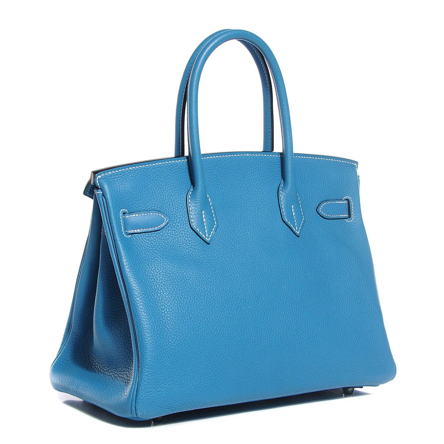 Hermes Togo Birkin 30 Blue Jean 6 of 29