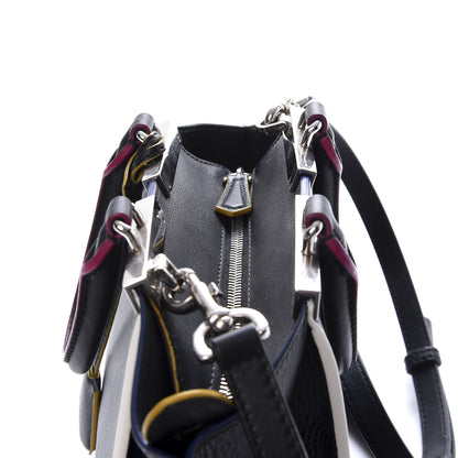 Fendi Vitello Dolce Mini 3Jours Tote Black 10 of 12