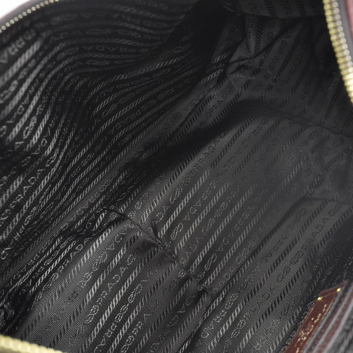 Prada Vitello Daino Hobo Amaranto 6 of 11
