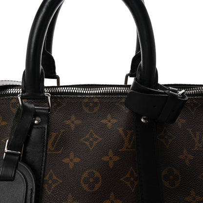 Louis Vuitton Monogram Macassar Keepall Bandouliere 45 7 of 10