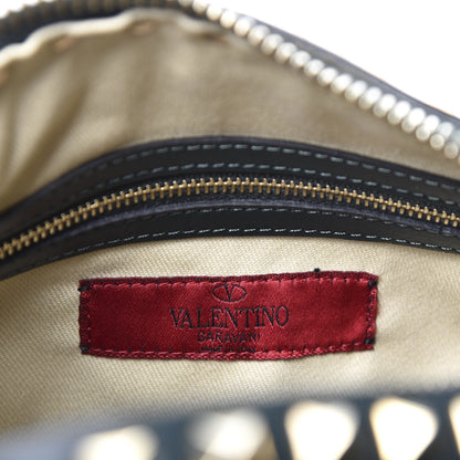 Valentino Garavani Vitello Rockstud Bowling Bag Deep Green 8 of 11