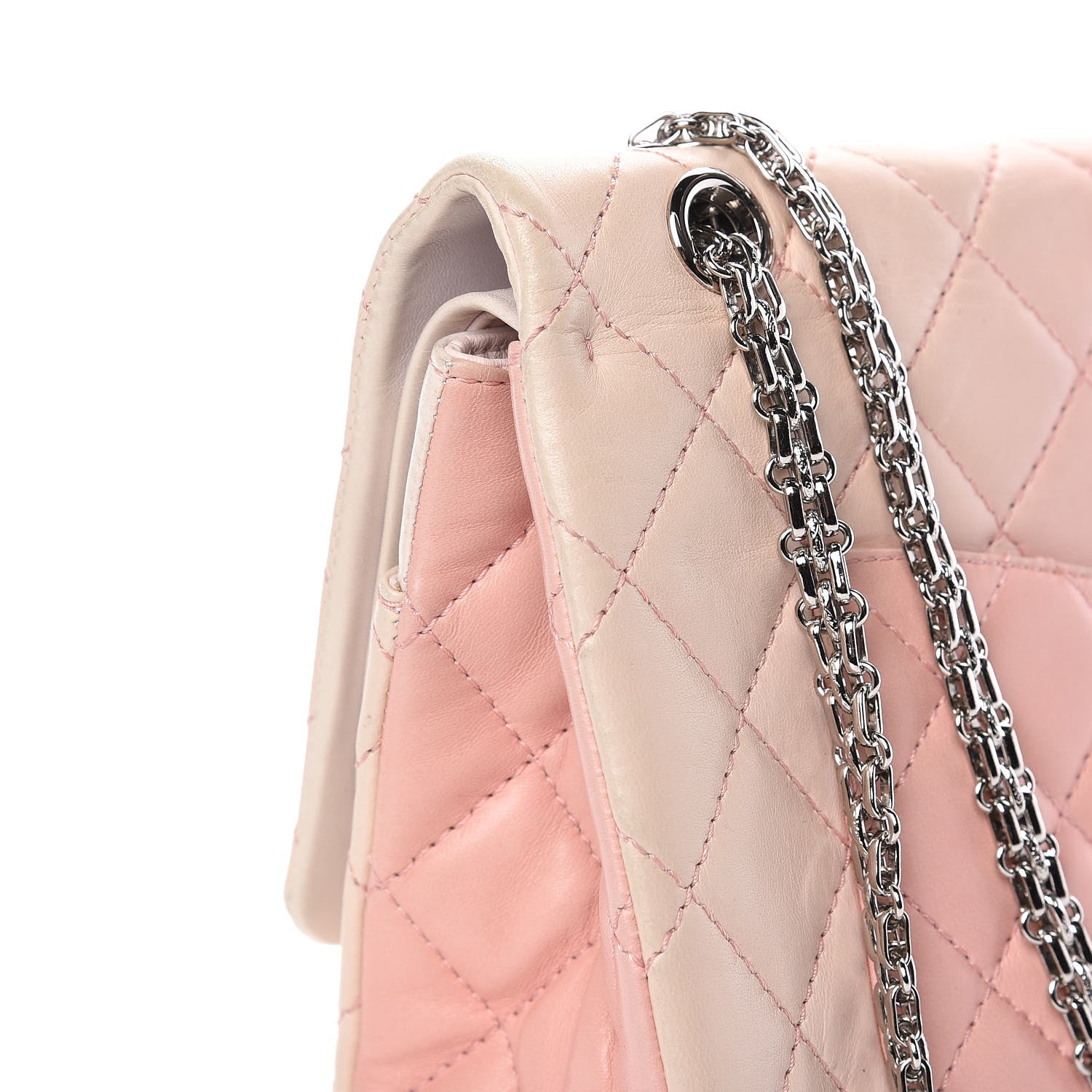 Chanel Lambskin Degrade Quilted 2.55 Reissue 227 Flap Pink 17 of 28