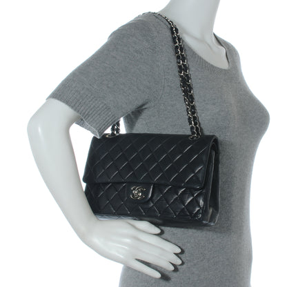 Chanel Lambskin Medium Double Flap Black 2 of 8