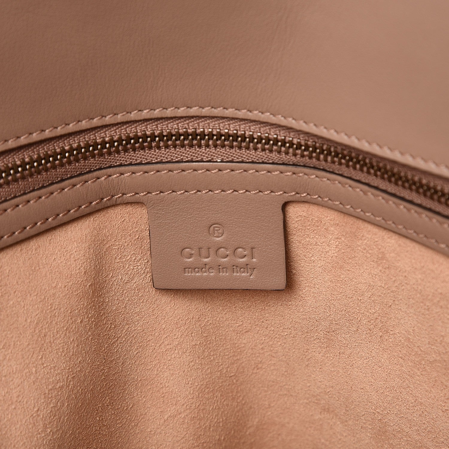 Gucci Calfskin Matelasse Heart Large GG Marmont Shoulder Bag Porcelain Rose 7 of 8