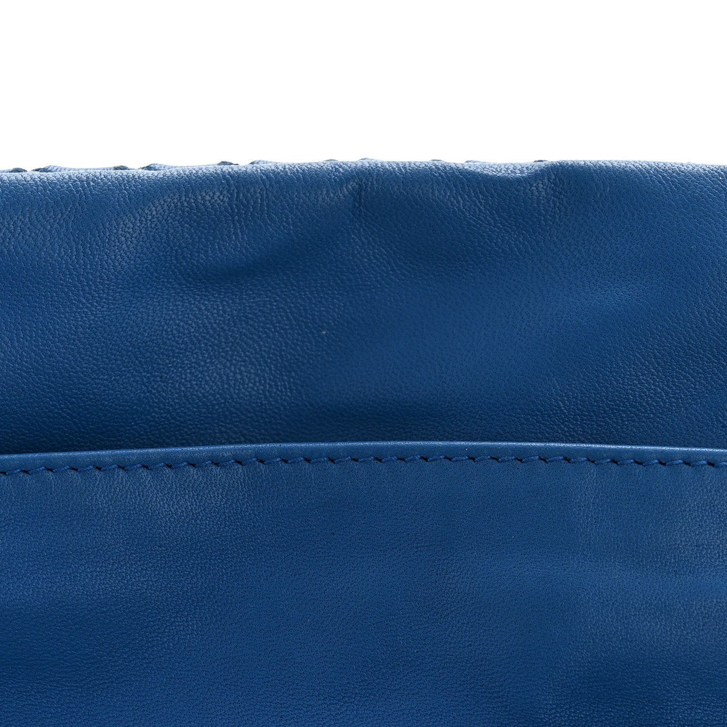 Bottega Veneta Nappa Intrecciato Small Chain Crossbody Blue 12 of 14