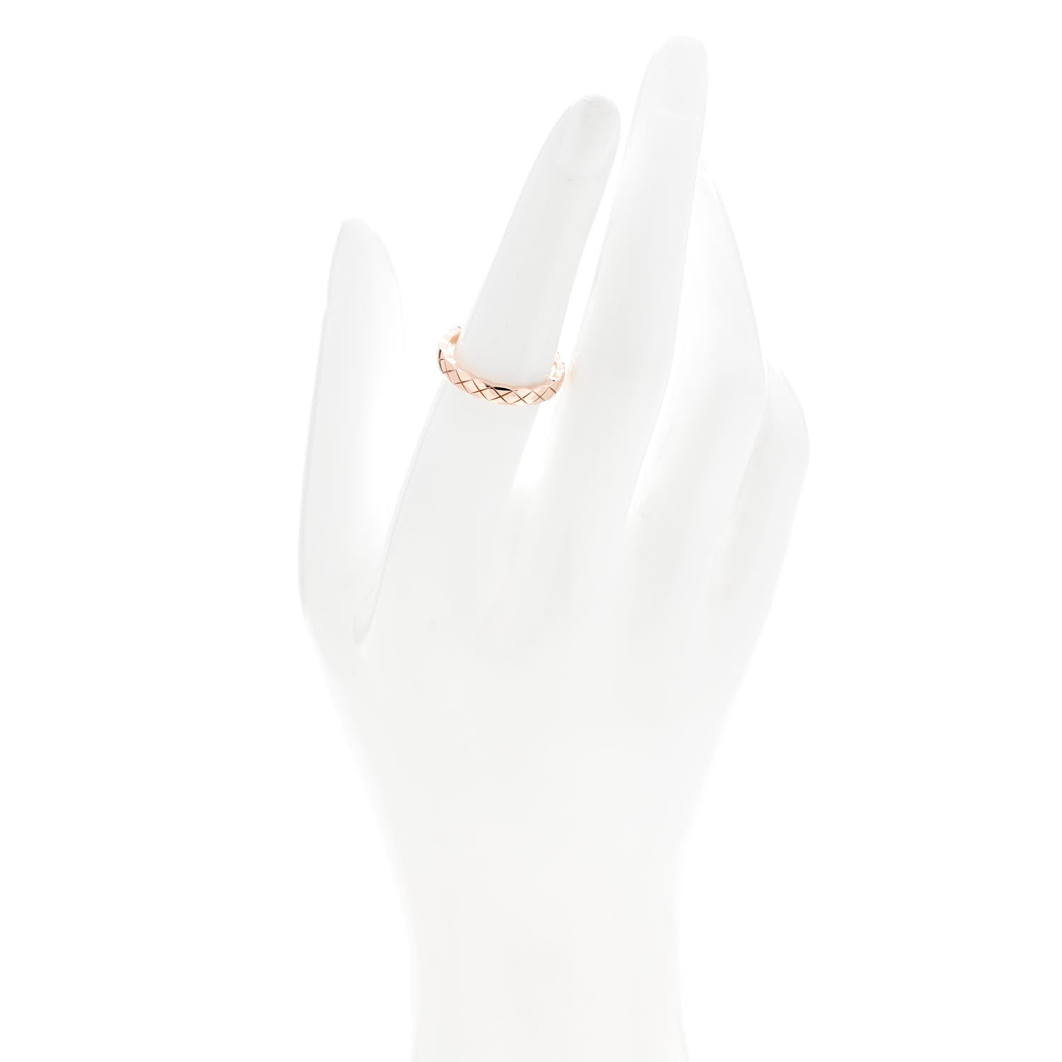 Chanel 18K Beige Gold Mini Coco Crush Ring 54 6.75 2 of 6
