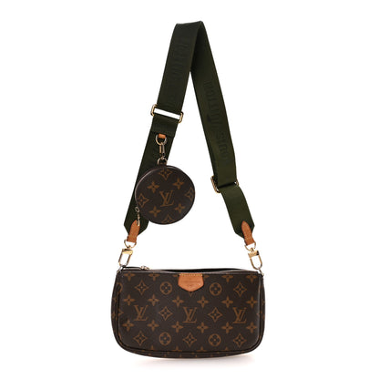 Louis Vuitton Monogram Multi Pochette Accessories Large Pochette  Kaki 1 of 12