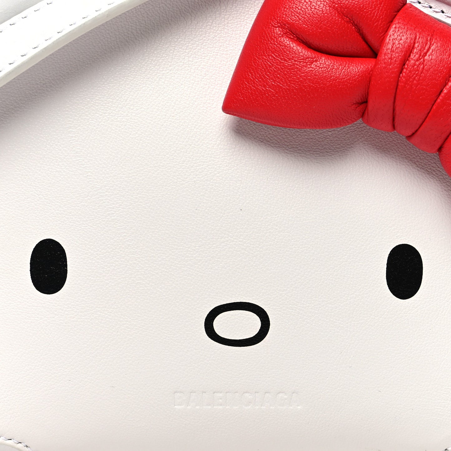 Calfskin Hello Kitty Camera Bag XS Optic White