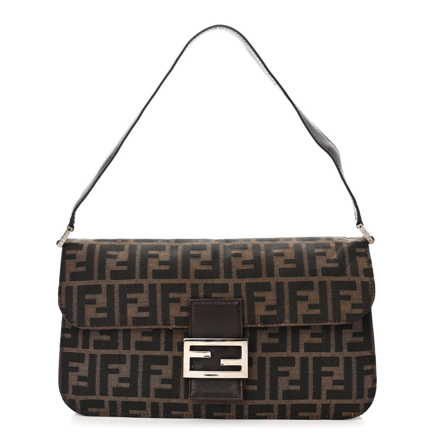 product image of FENDI Zucca Baguette Tobacco FASHIONPHILE