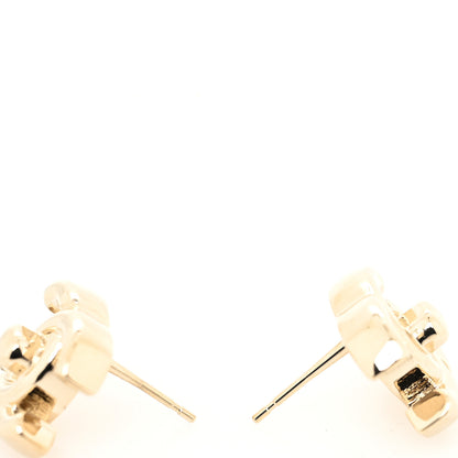 Chanel Metal CC Turnlock Earrings Gold 3 of 4