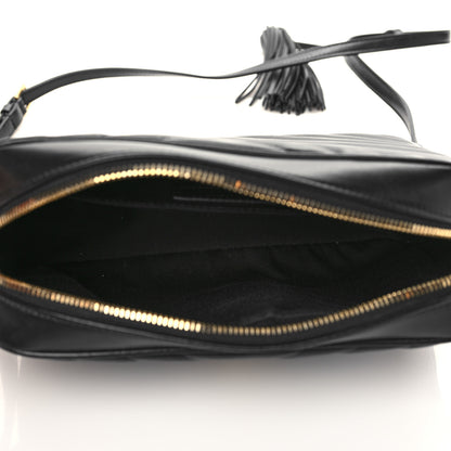 Saint Laurent Calfskin Matelasse Monogram Lou Camera Bag Black 5 of 6