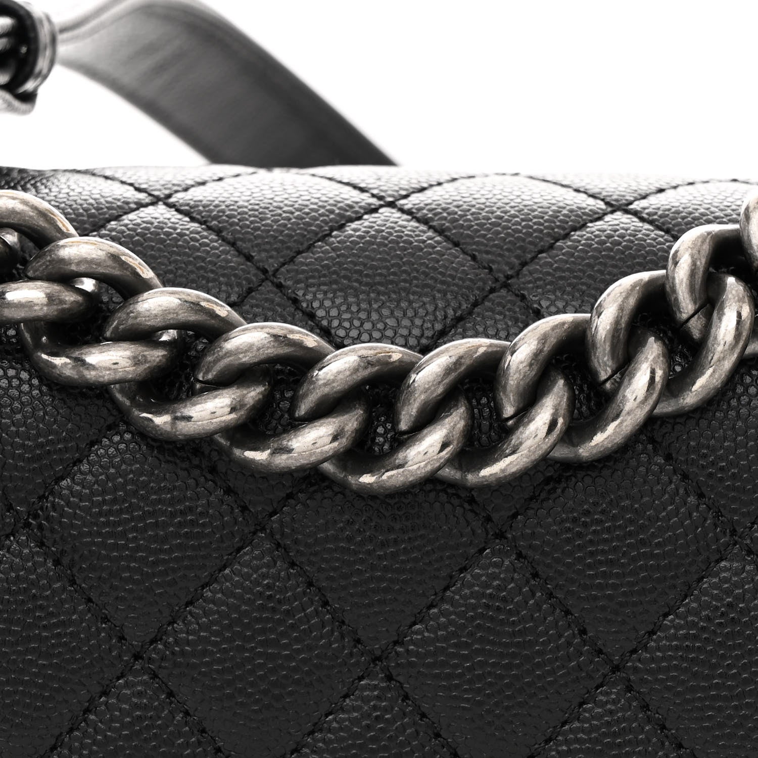 Chanel Caviar Quilted Small Boy Flap Black 8 of 10