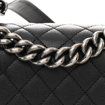 Chanel Caviar Quilted Small Boy Flap Black 8 of 10