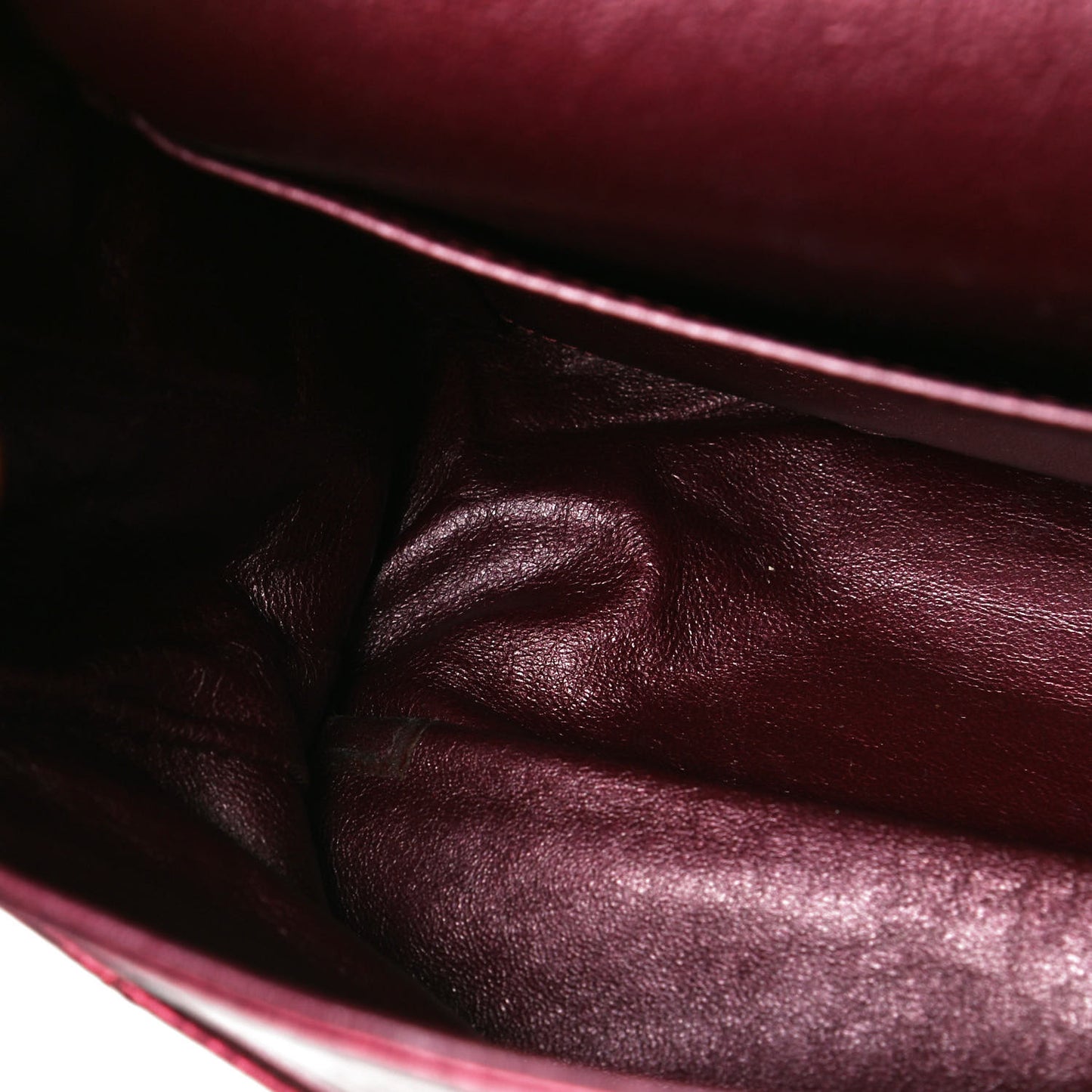 Metallic Aged Calfskin Quilted 2.55 Reissue 226 Flap Dark Red