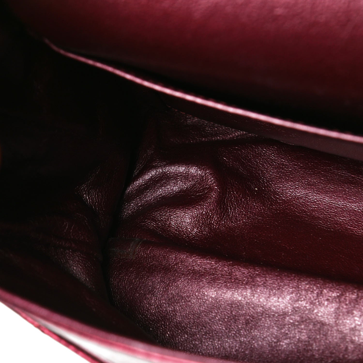 Chanel Metallic Aged Calfskin Quilted 2.55 Reissue 226 Flap Dark Red 7 of 20