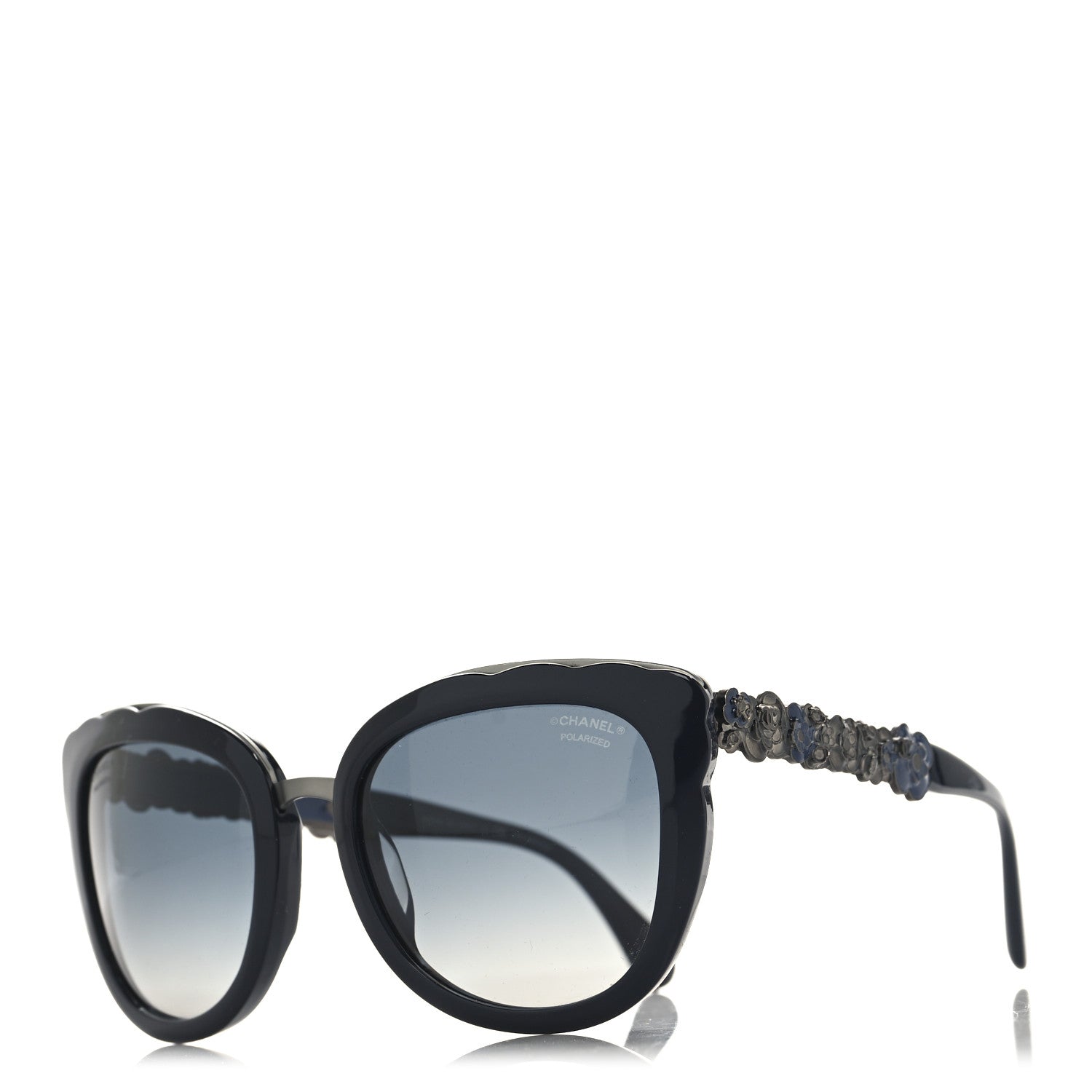 Chanel CC Butterfly Fall Sunglasses 5356 Dark Blue 1 of 7
