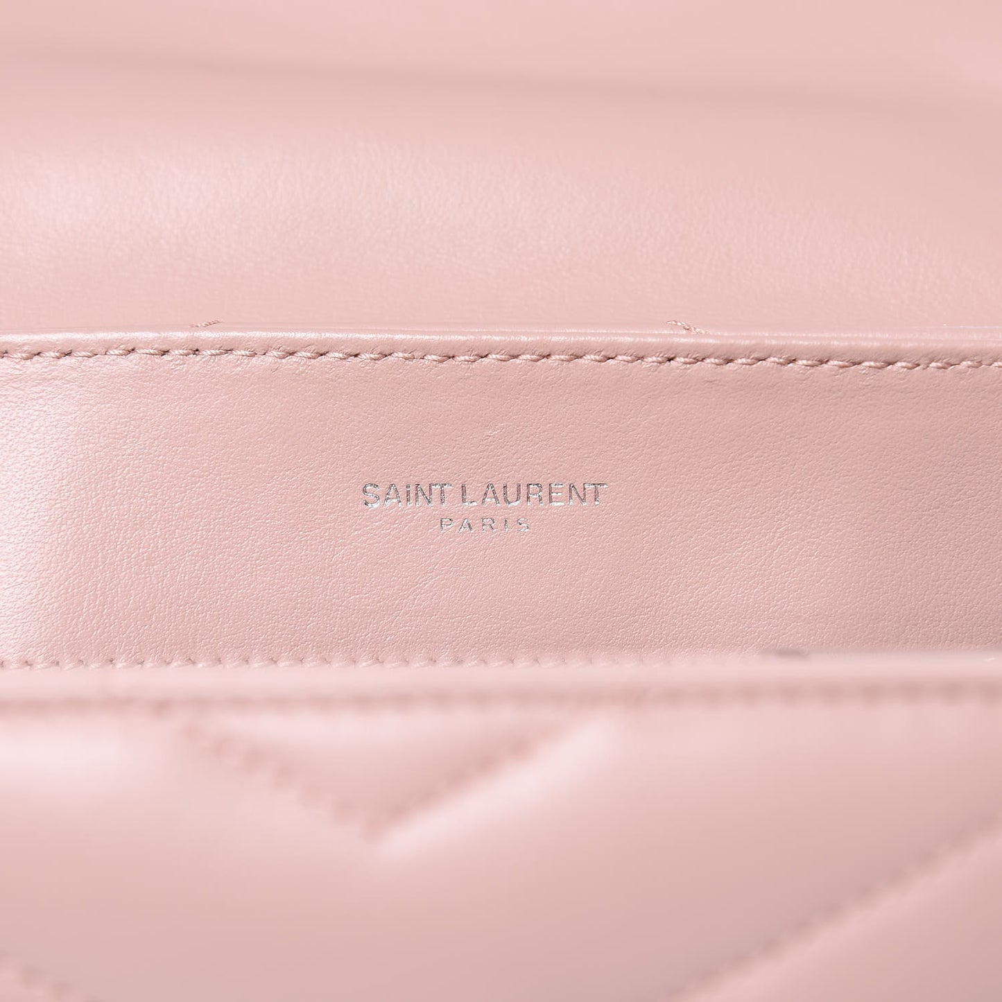 Calfskin Y Quilted Monogram Small Loulou Chain Satchel Rose Antic