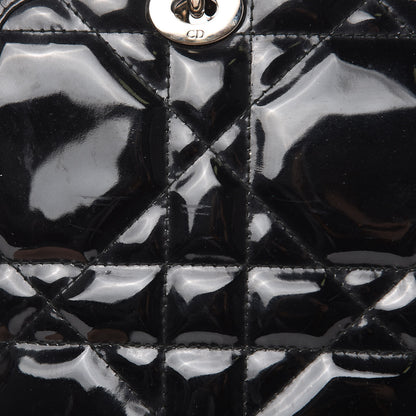 Christian Dior Patent Cannage Medium Granville Tote Black 11 of 16